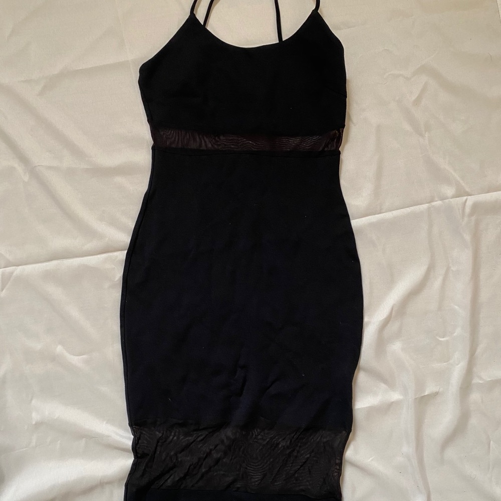Mesh bodycon dress